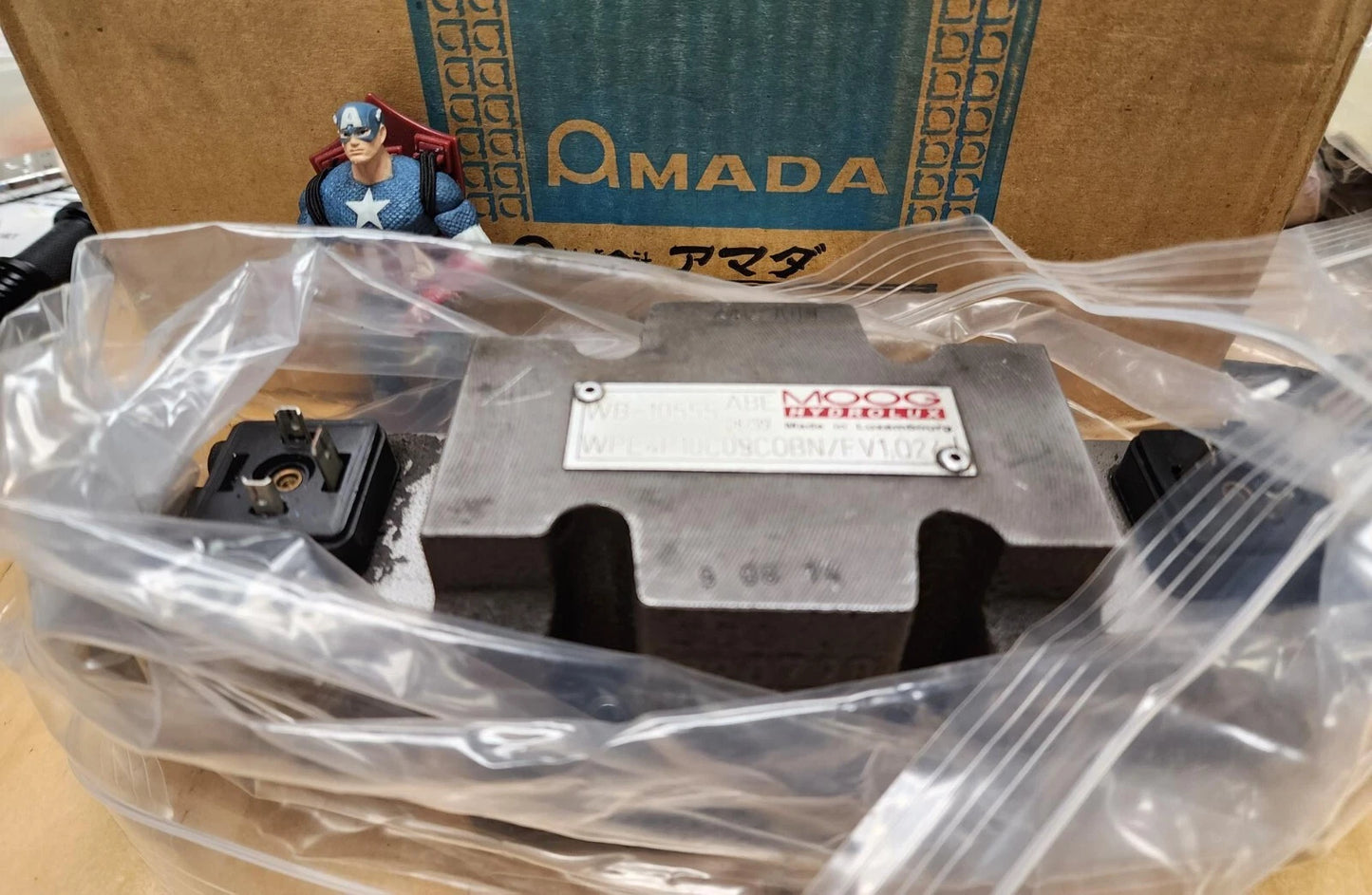 Amada HFB Valve WB-10555 WPE4P10C09C0BN/FV1Q24 MOOG