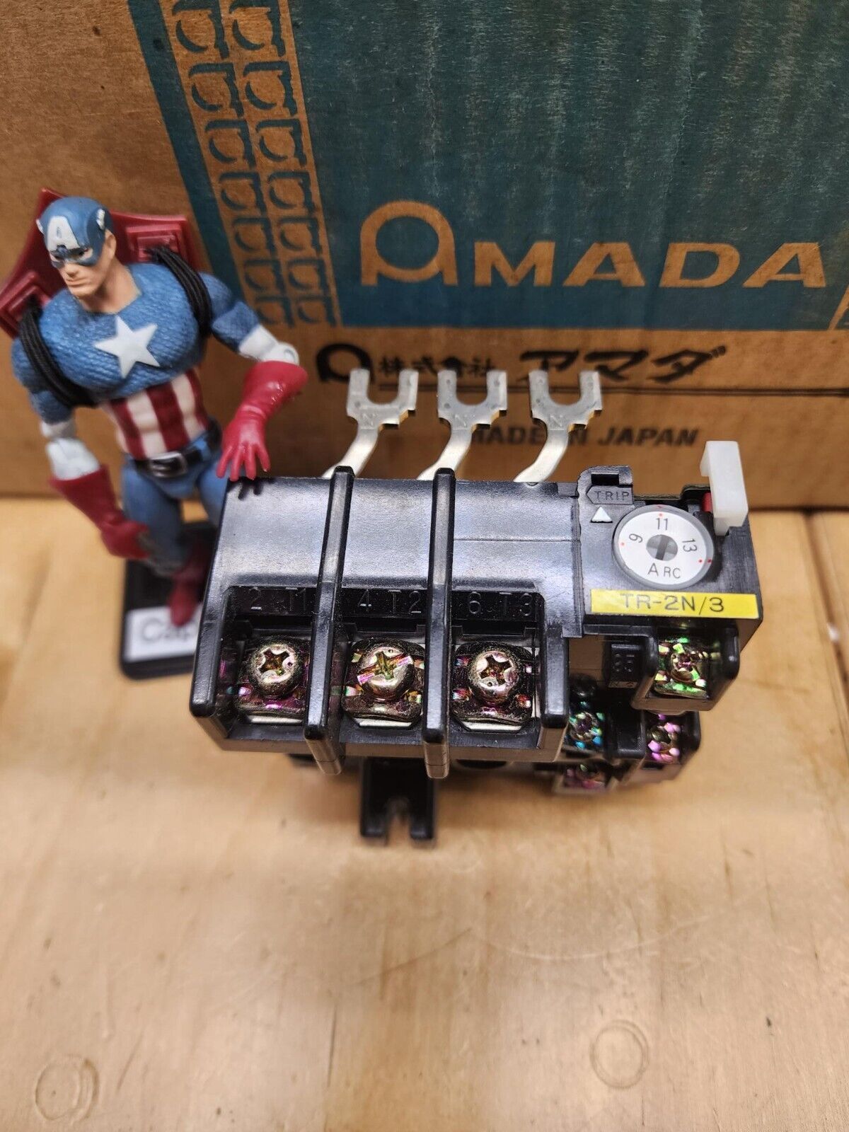 Amada FUJI ELECTRIC RELAY TR-2N THERMAL OVERLOAD RELAY RANGE 6-13A