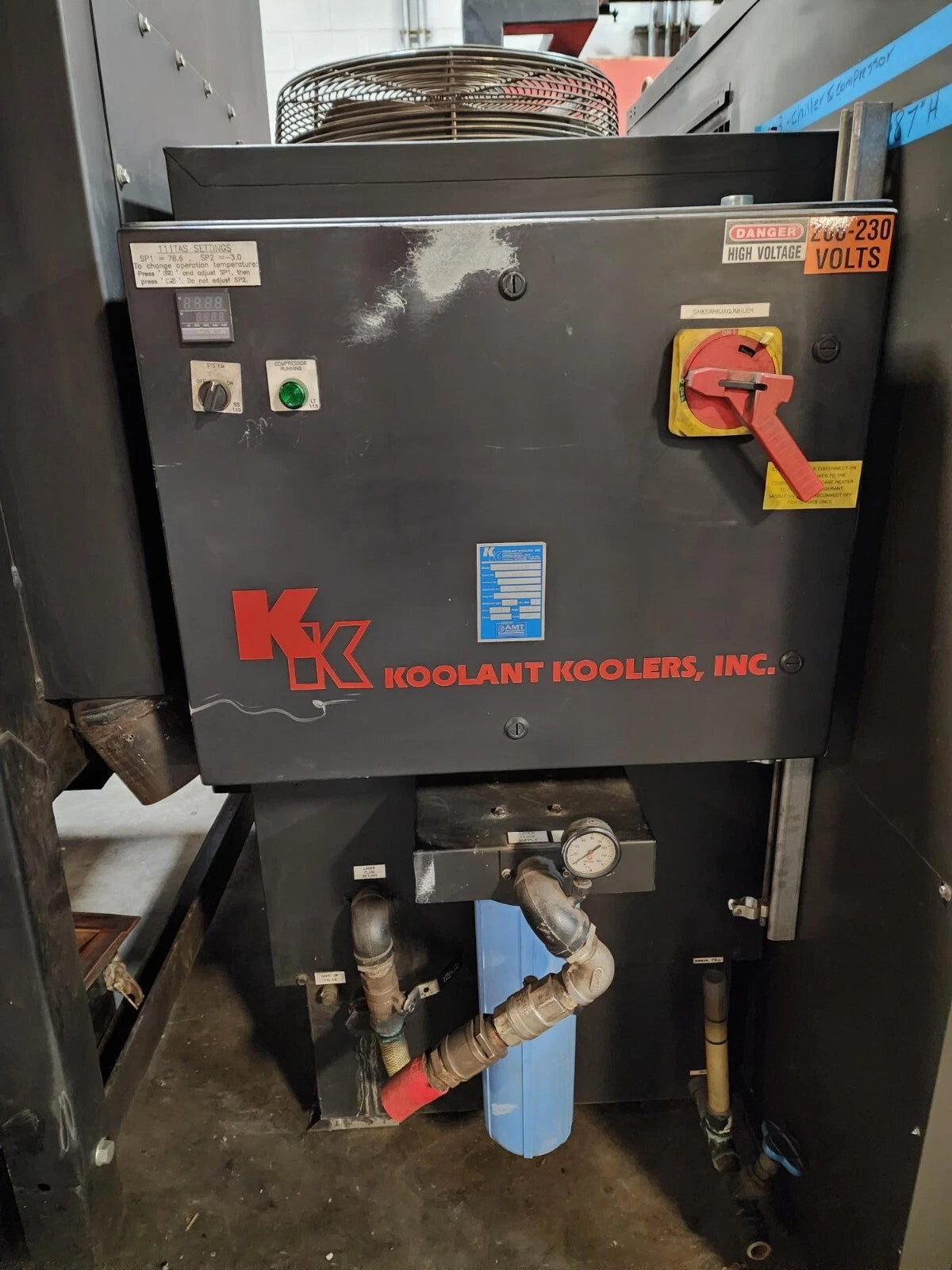 AMADA Apelio Pulsar Koolant Kooler Chiller HCV10000PR-NF-FILT