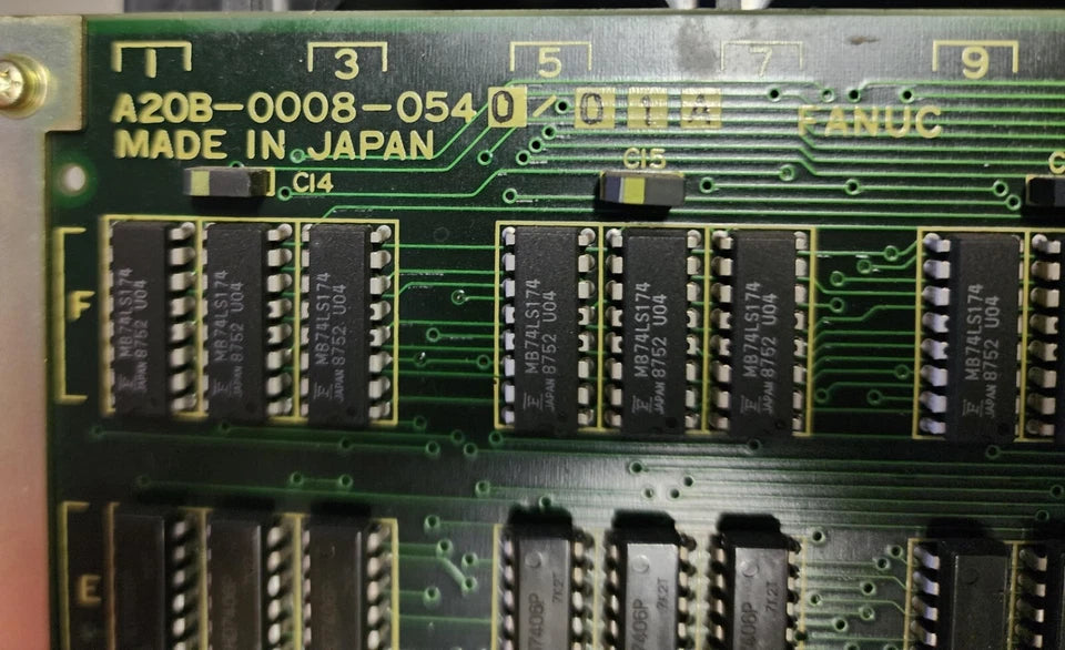 Amada Fanuc 6M Pega Coma Vela I/O A2OB-0008-054 0/01A