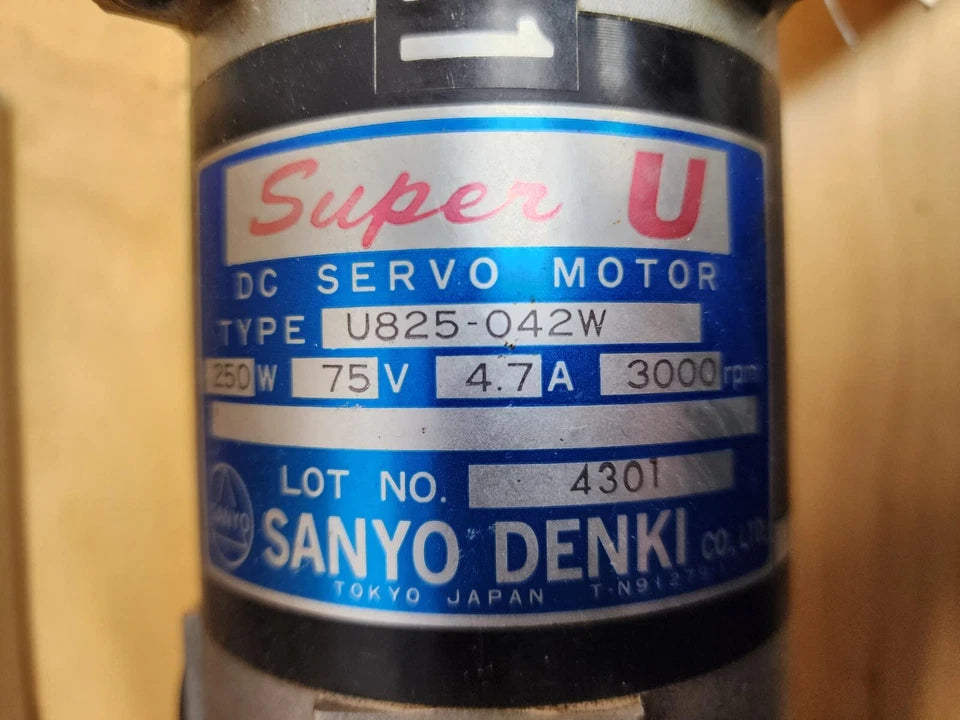 Amada Super U Servo Motor Sanyo Denki FBD U825-042W 36170399