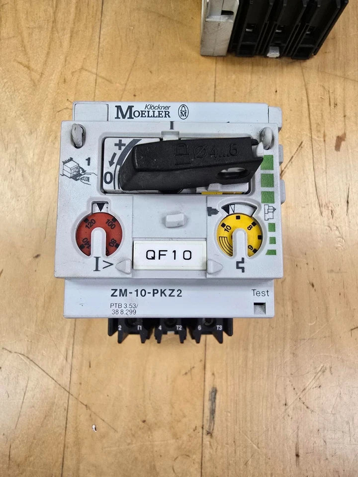 Amada Fanuc Moeller ZM-10-PKZ2 6-10A Thermal 04PC Pega Coma Vipros PKZ