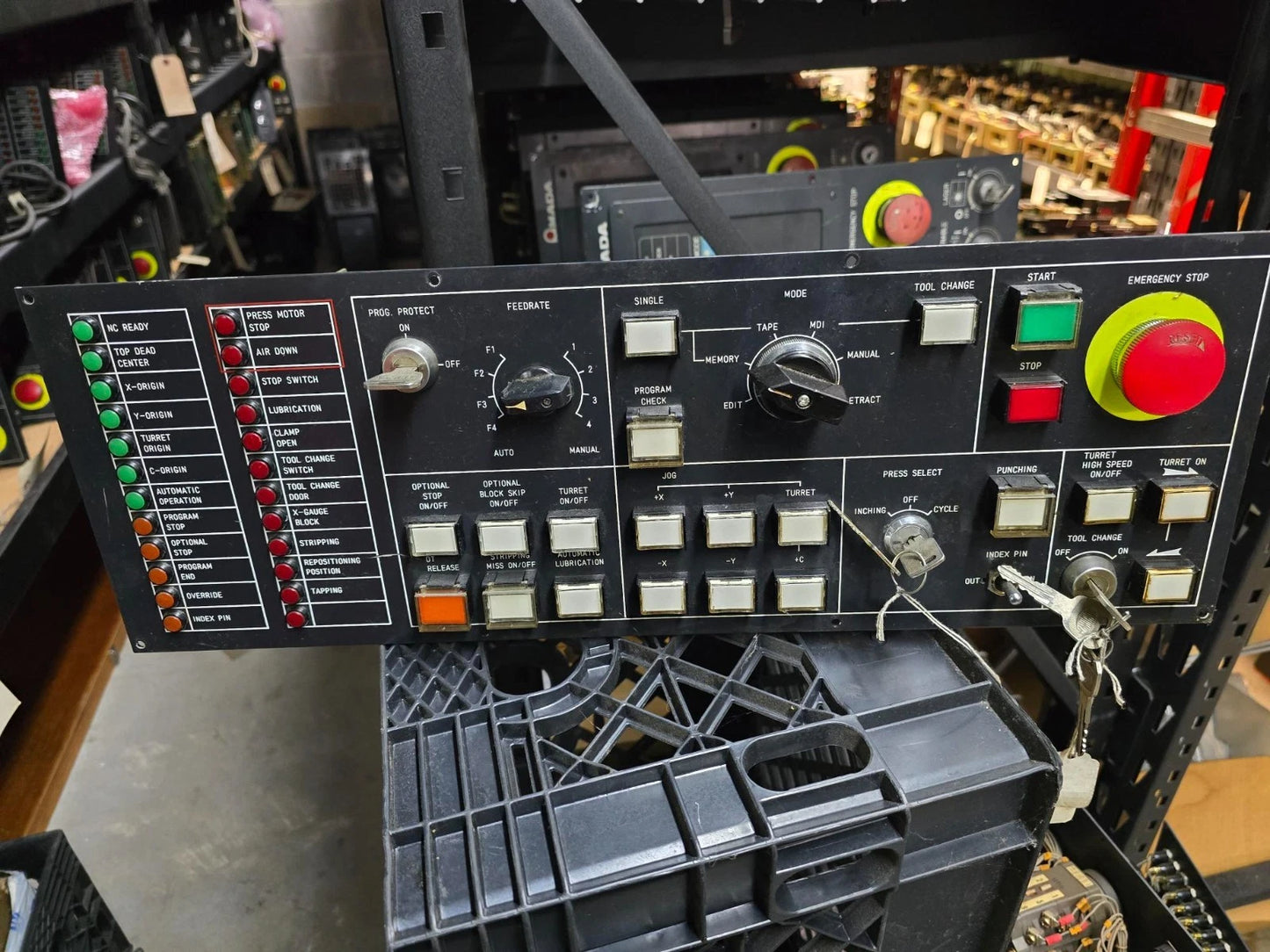 Fanuc 6M A02B-0060-C346 control panel very clean