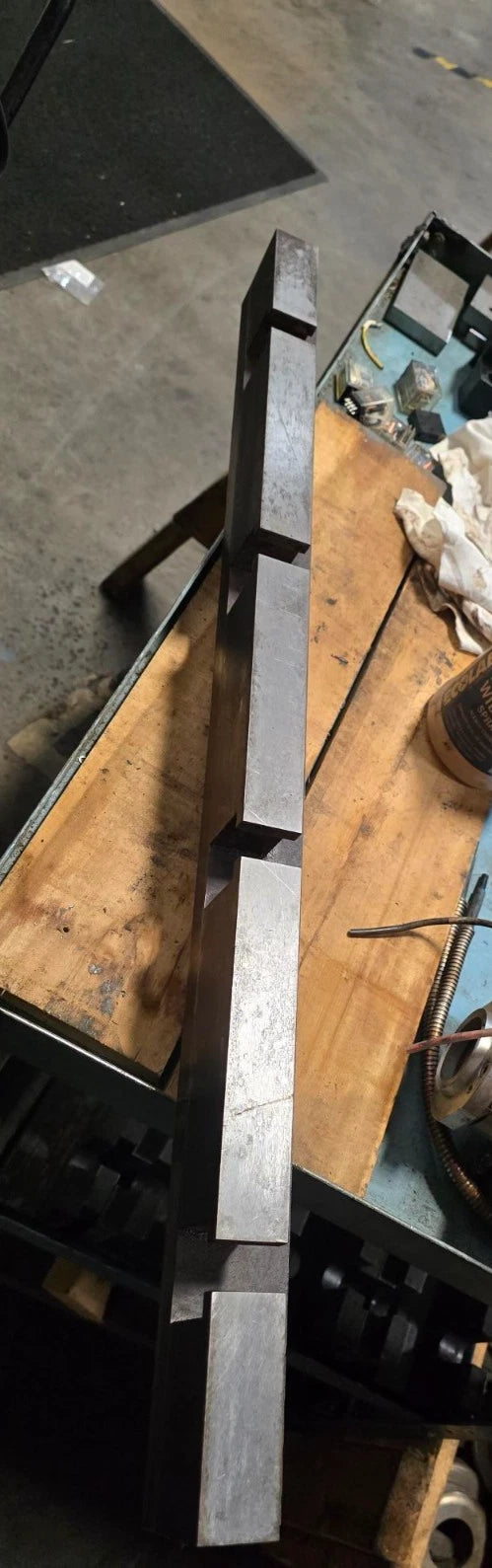 Amada 29100 Wilson Press Brake 2V Die Holder 2.953" H x 2.362" x W 32.87" L