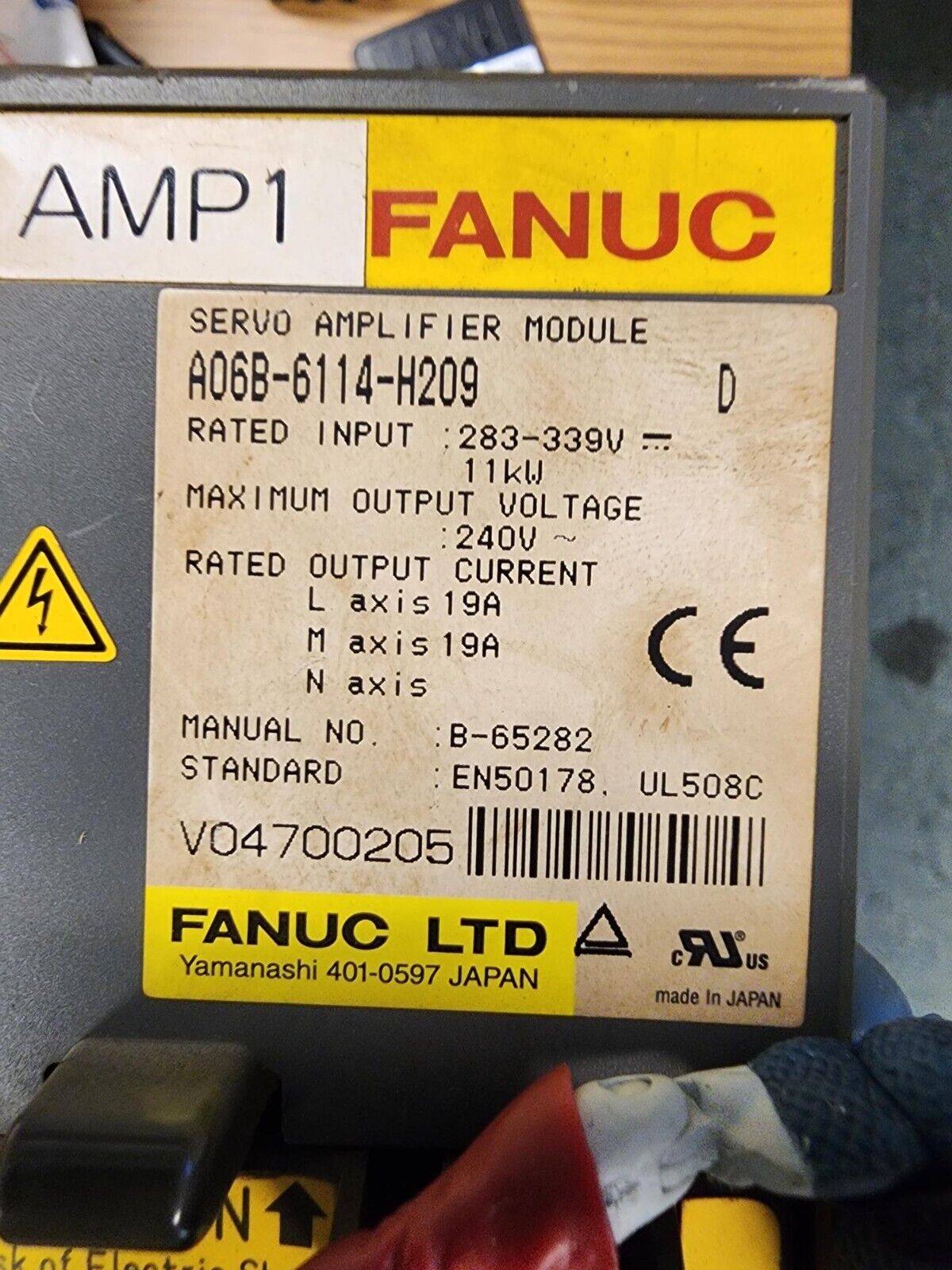 AMADA FO LASER A06b-6114-H209