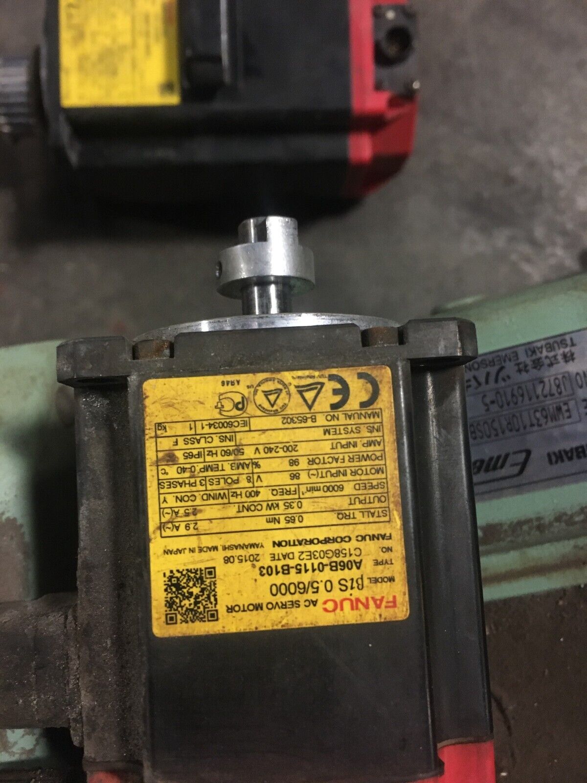 AMADA FO LASER Fanuc Motor A06B-0115-B103