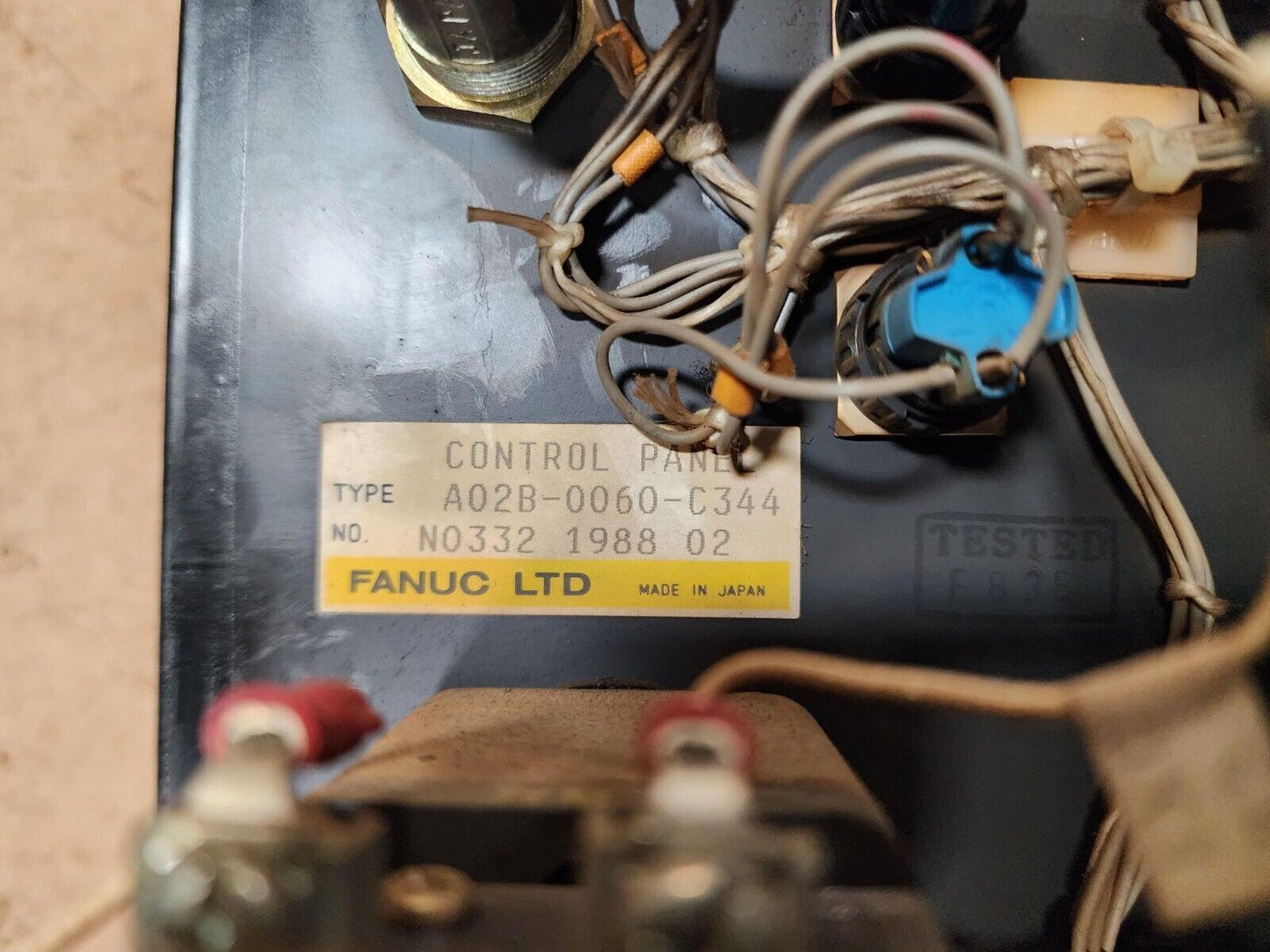 Amada Fanuc 6M A02B-0060-C344 Control Panel nice condition