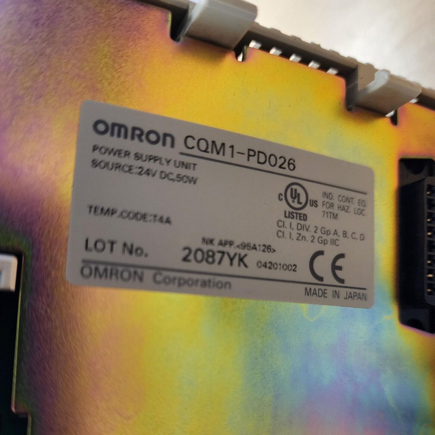 Amada Laser F0 LC3015 loader PLC CQM1H-CPU51 CQM1-OD216 CQM1-PD026 CQM1-ID212