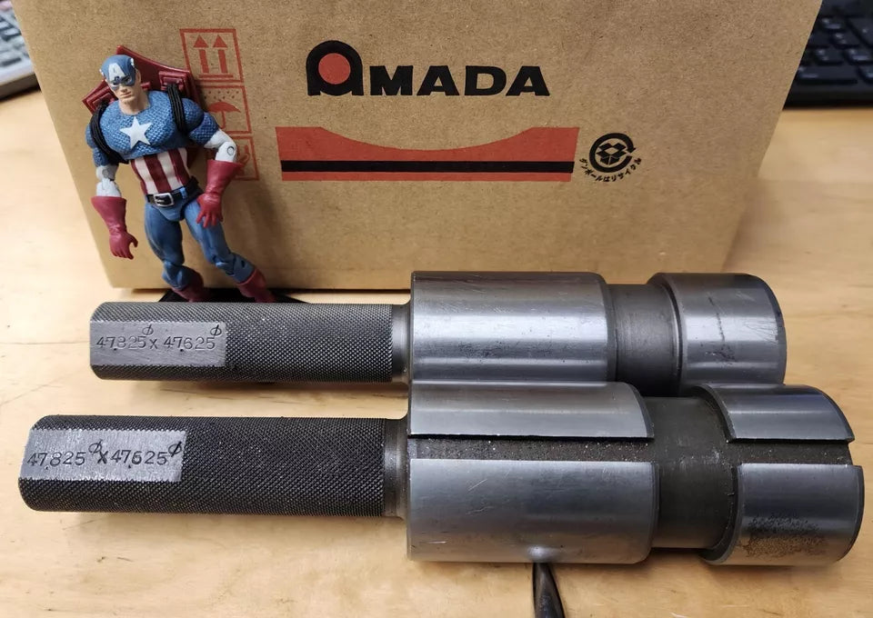 Amada Pega Coma Vela Vipros 1-1/4'' Turret Alignment tool set of 2