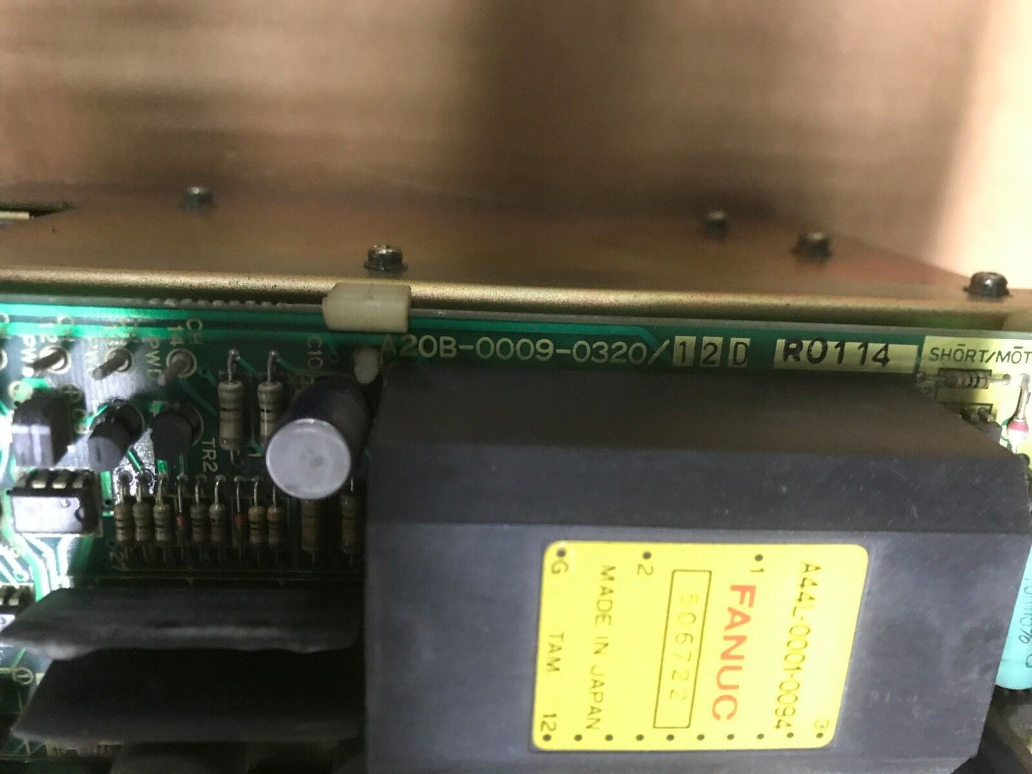 Amada Fanuc A06B-6047-H003 Servo Amplifier top card A20b-0009-0320
