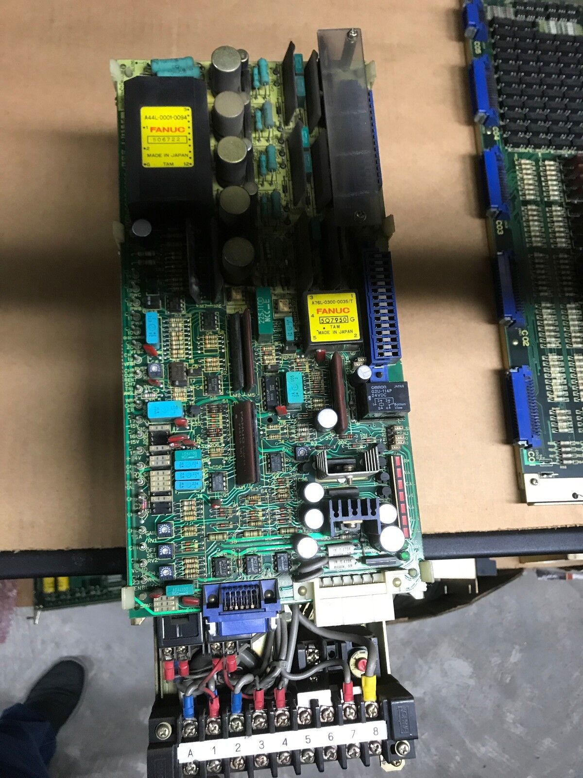 Amada Fanuc A06B-6047-H003 Servo Amplifier top card A20b-0009-0320