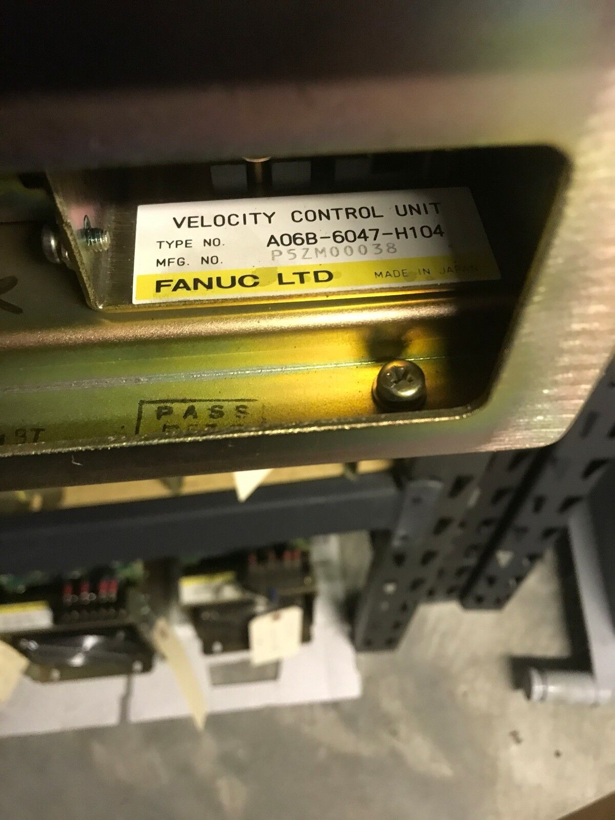 Amada Fanuc A06B-6047-H104 Servo Amplifier top card A20b-0009-0320