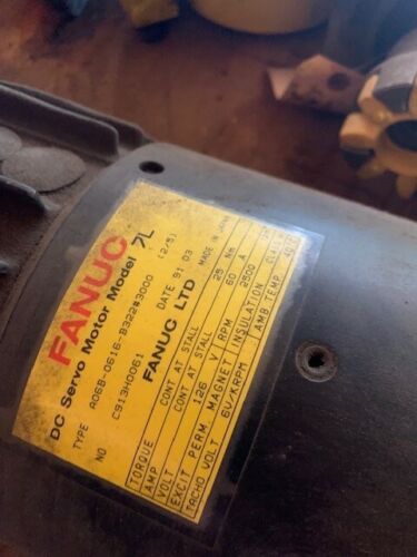 FANUC DC SERVO MOTOR A06B-0616-B322 #3000