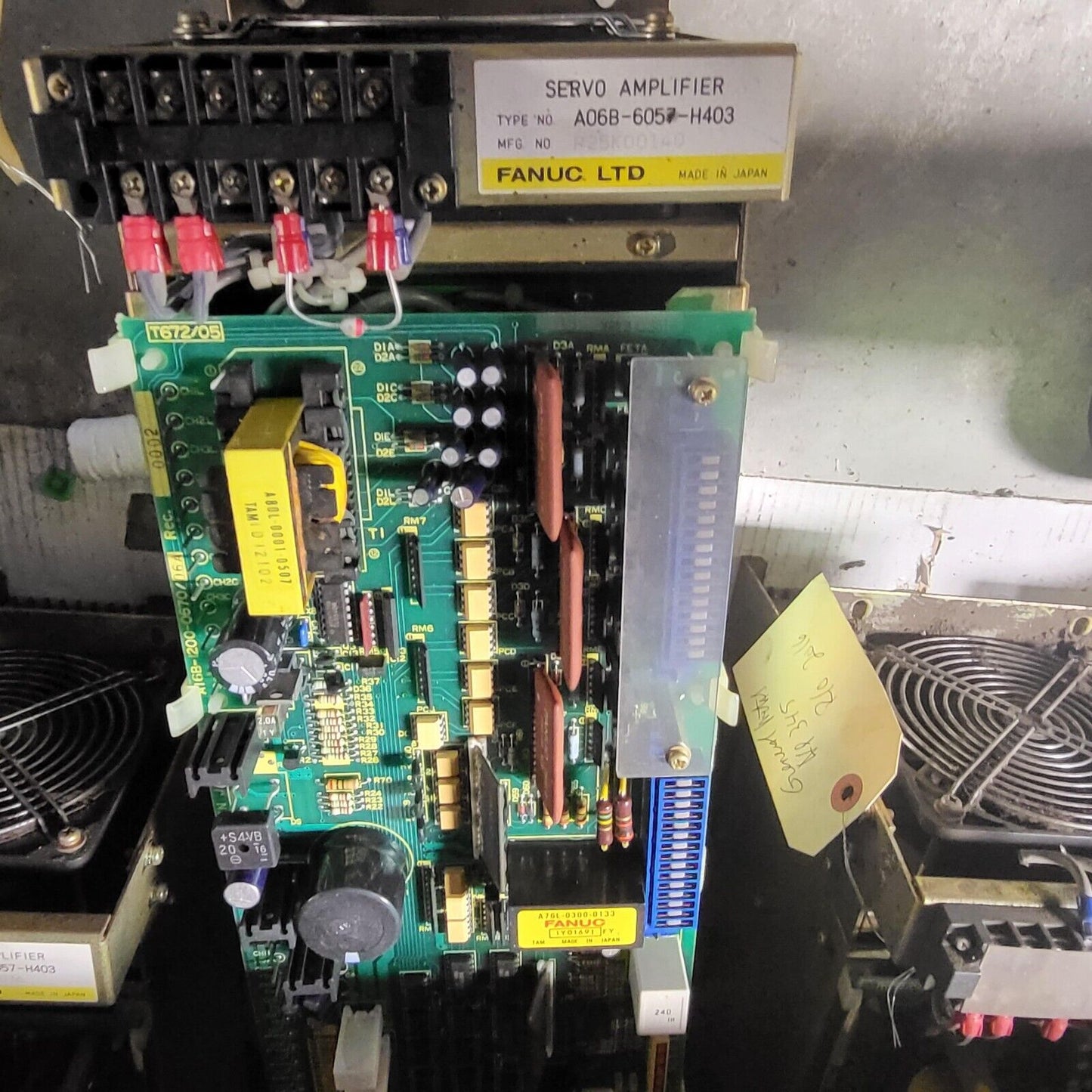 Fanuc A06B-6057-h403 A16b-1200-0670 Servo Drive Velocity Control Unit