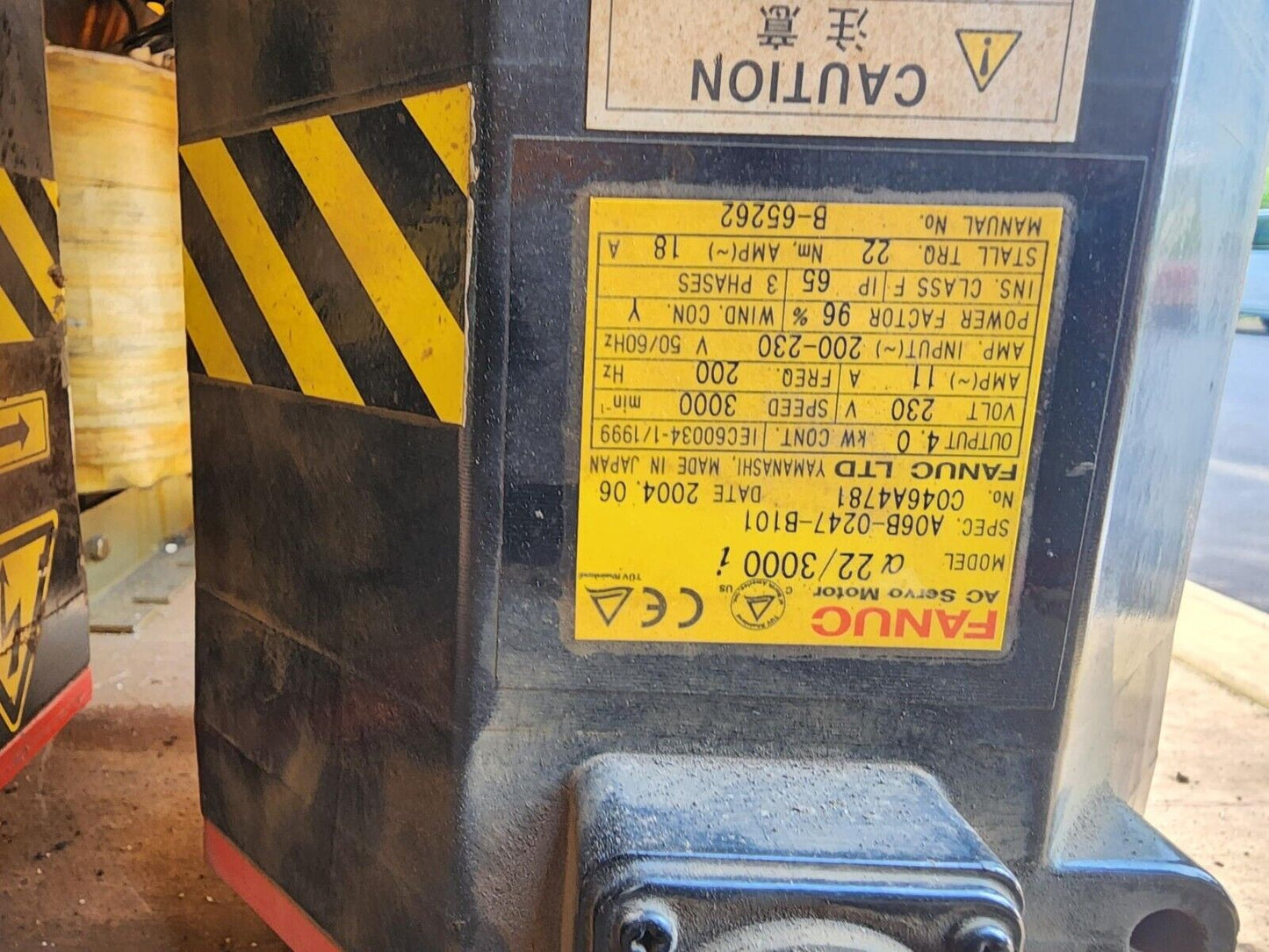 Fanuc A06b-0247-B101 Removed from Amada FO Laser With gear box.