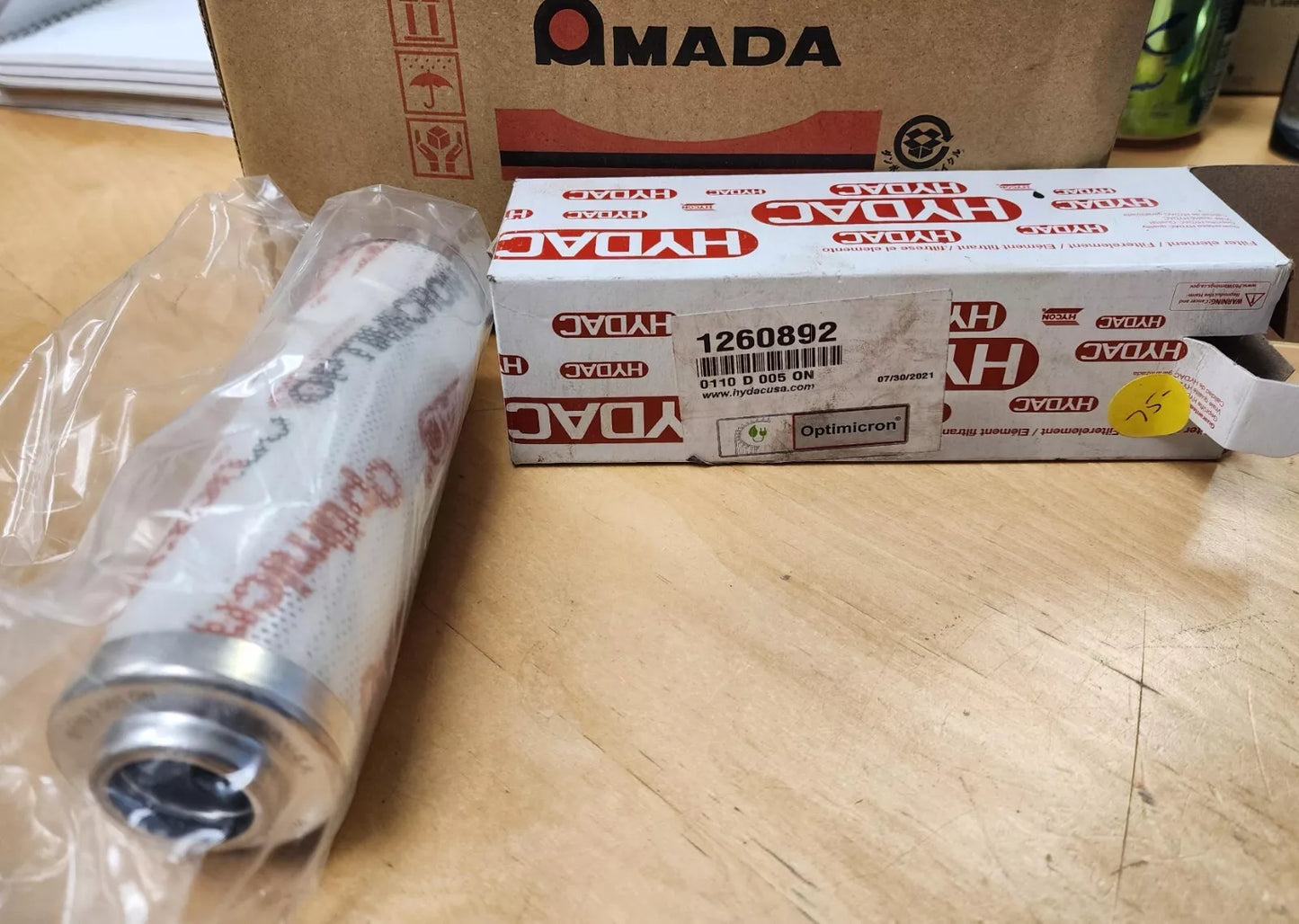 HYDAC 1260892 0110 D 005 ON FILTER ELEMENT