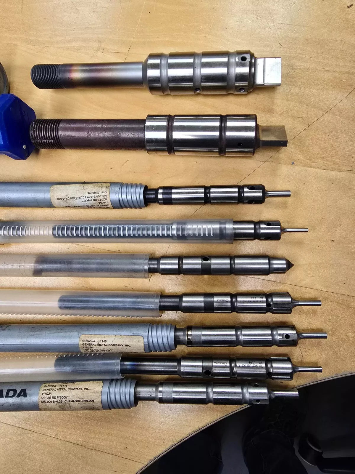 New Amada Wilson tooling lot Punch 1/2'' 1-1/4'' 9pcs air blow