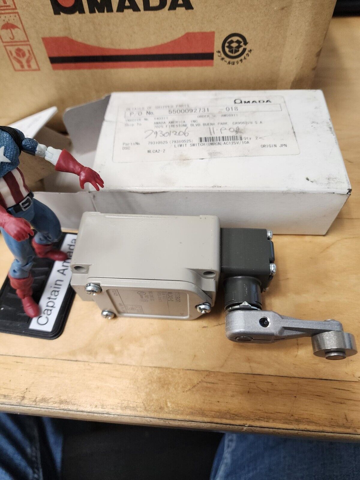 Omron WLCA2-2 limit switch Amada 79310525 79301206