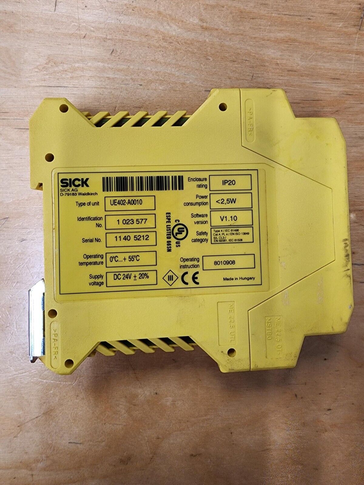 SICK UE402-A0010 1 023 577 intelliface