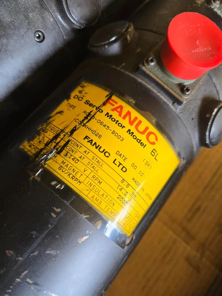 Used Fanuc DC Servo Motor A06B-0645-B003
