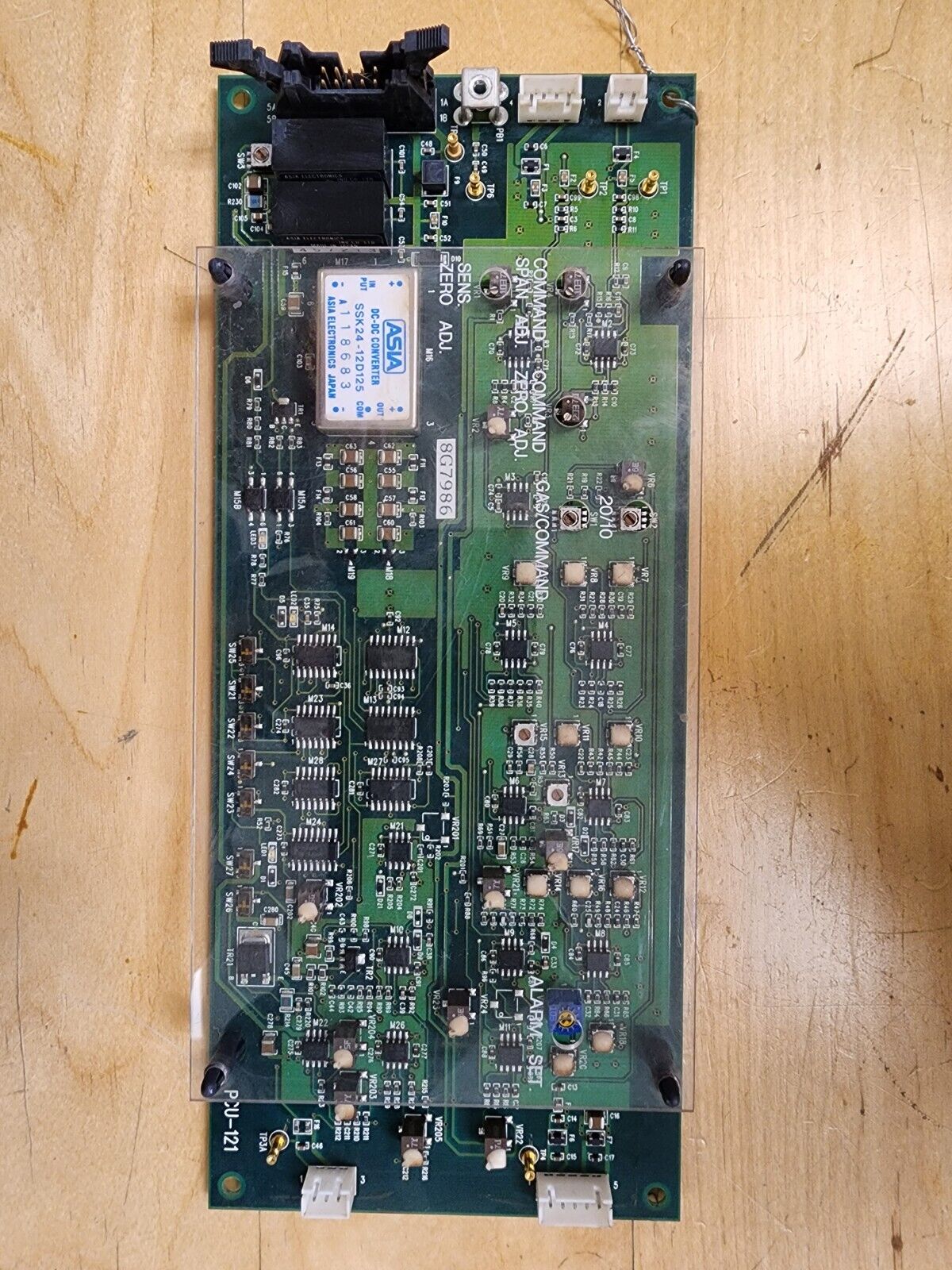 AMADA FO LASER PCU-121 GAS CONTROL BOARD 7971232 71501123