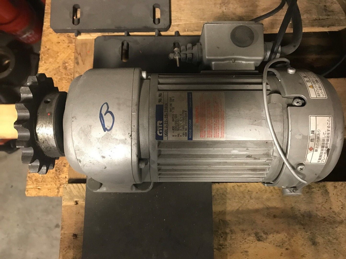 AMADA Loader Motor UG3LJ-22-25-T040A