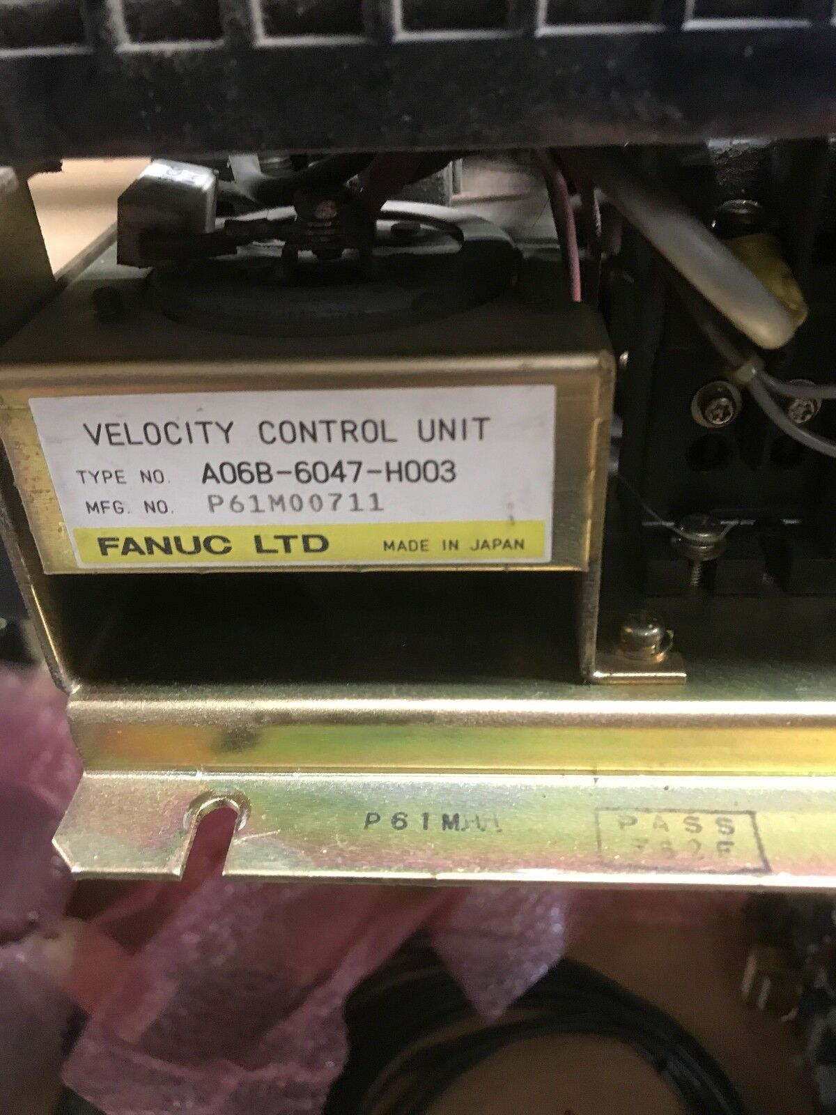 Amada Fanuc A06B-6047-H003 Servo Amplifier top card A20b-0009-0320