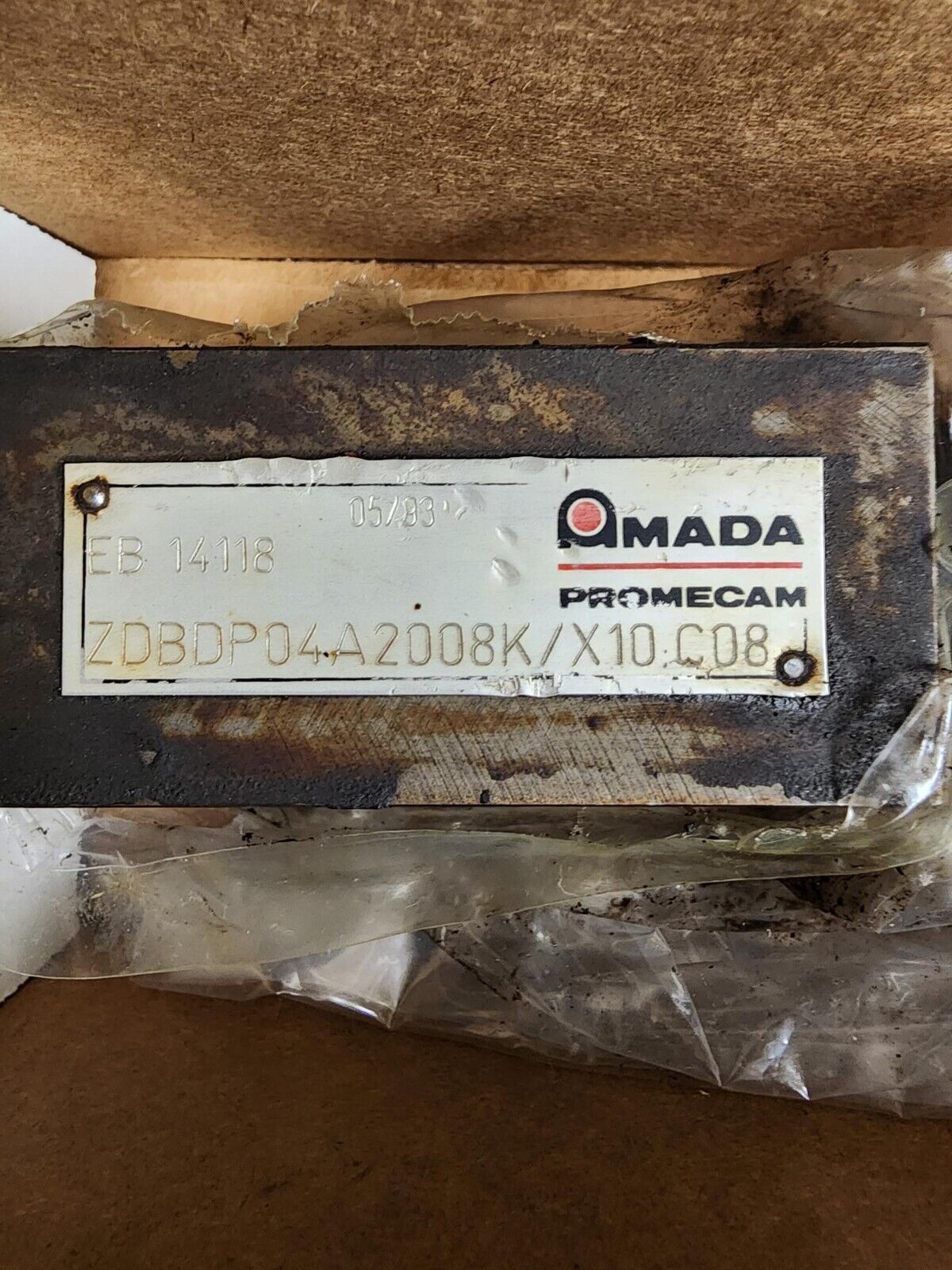 Amada HFB Valve ZDBDPO4A2008K/X10 C08 YV4