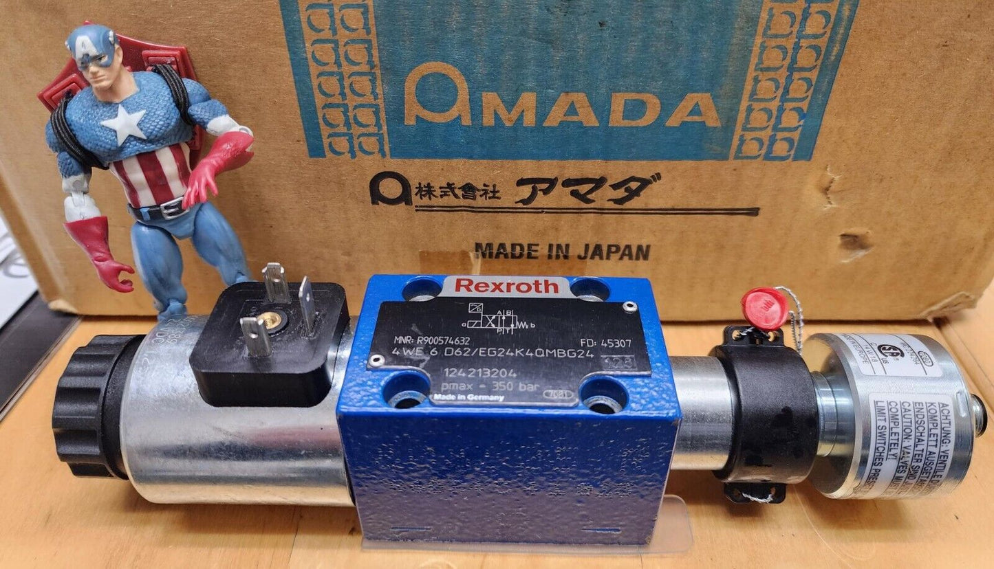 Amada HFB Valve 4WE 6 D62/EG24K4QMBG24 35009020 H32351 YV3 NEW