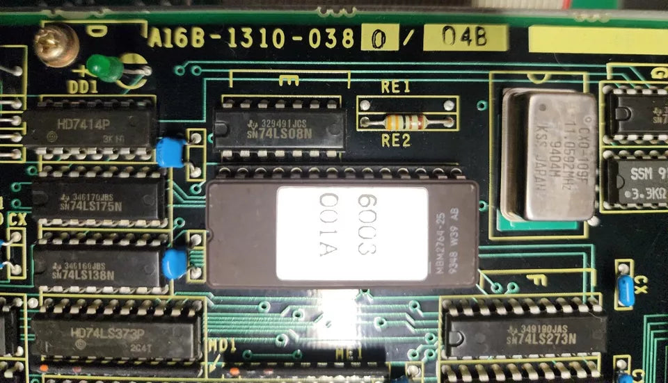 Amada Fanuc 04PC Pega Coma Vela Key Panel N860-3150-T001  A16B-1310-038 0/04B