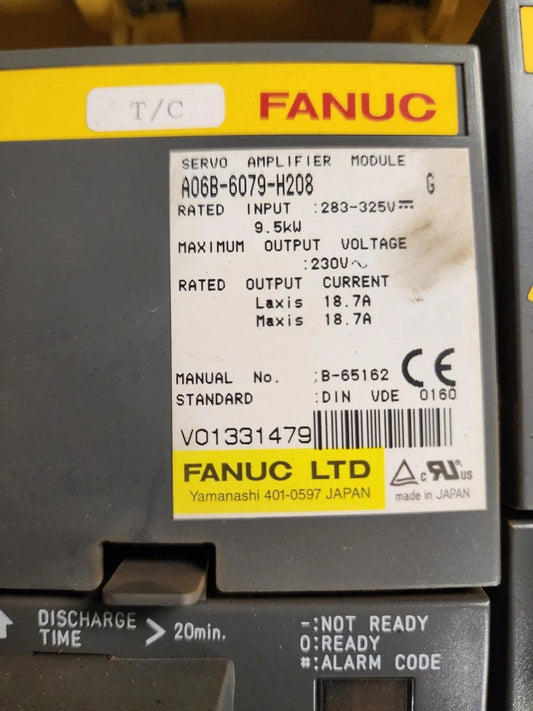 AMADA Fanuc Servo Amplifier  A06b-6079-H208
