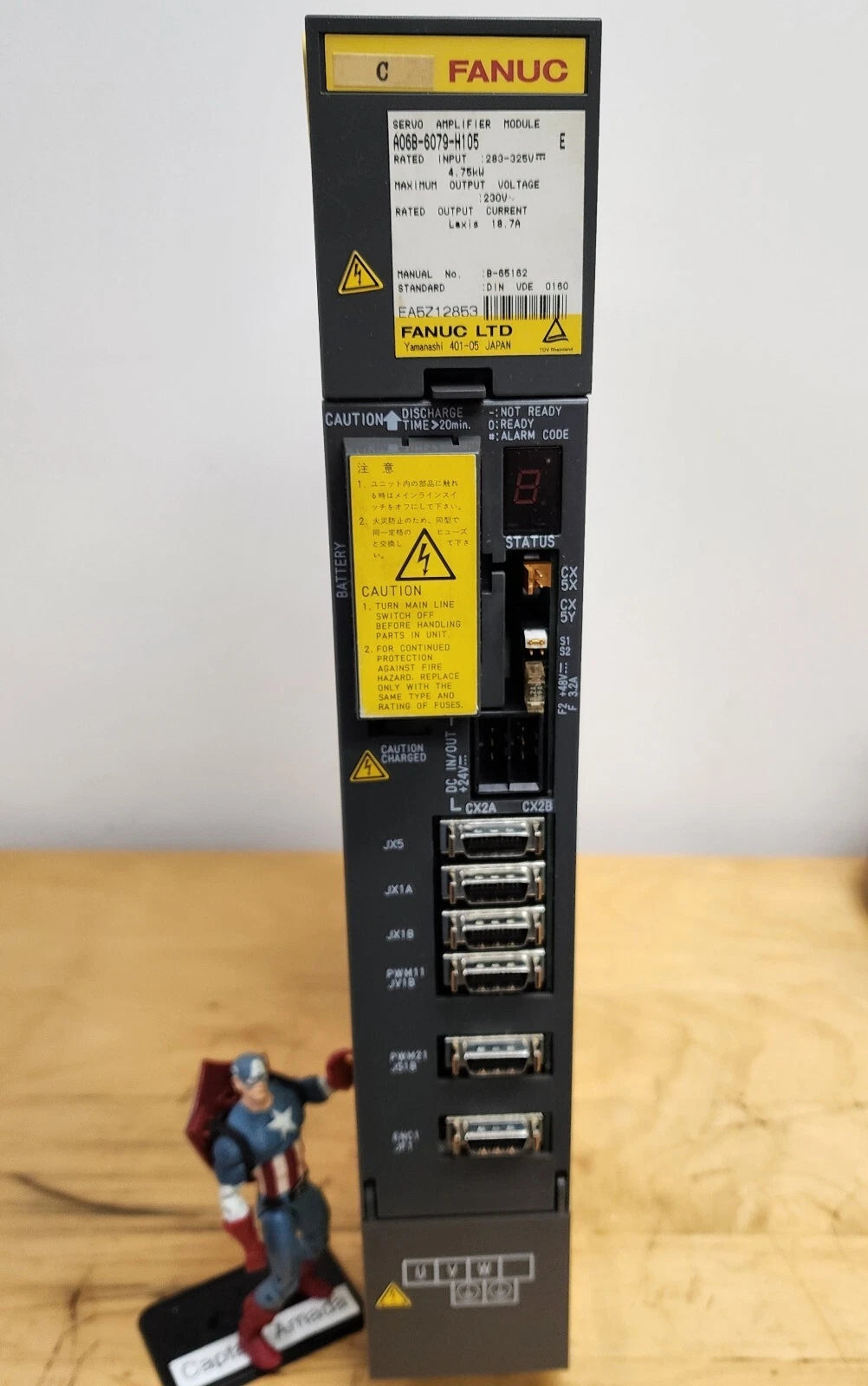 AMADA Fanuc Servo Amplifier  A06b-6079-H105 6 month warranty Cleaned & tested