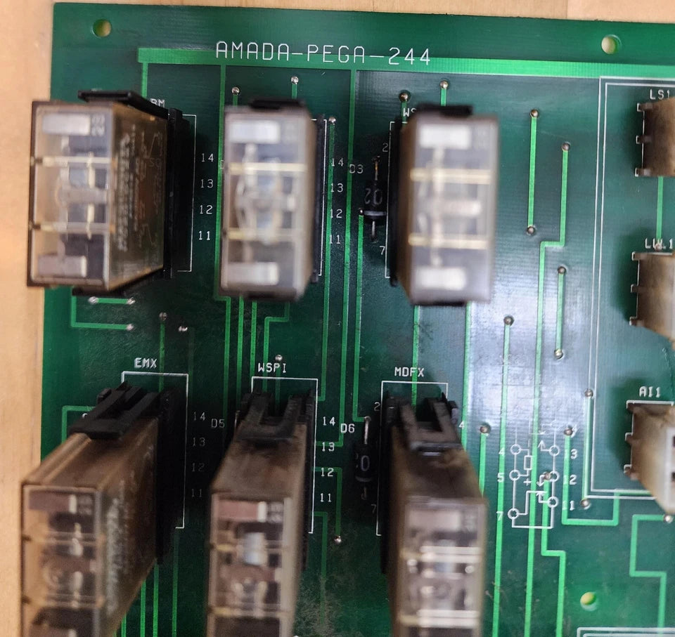 AMADA Pega 244 interface relay board S01-00180A
