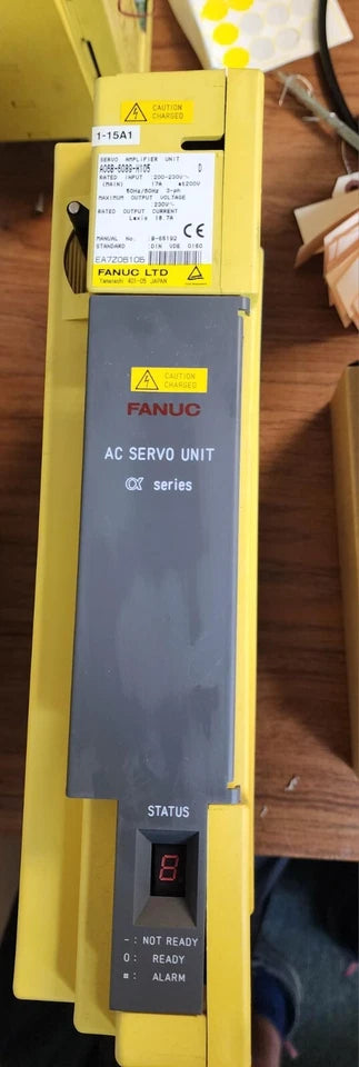 Fanuc Servo Amplifier Module A06B-6089-H105 Finn Power F5-25FB