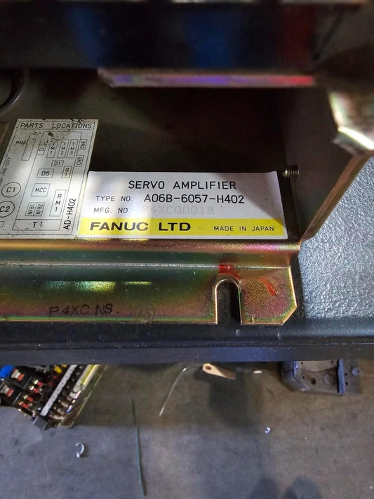 Fanuc A06B-6057-h402 A16b-1200-0670 / 02A Servo Drive Velocity Control Unit