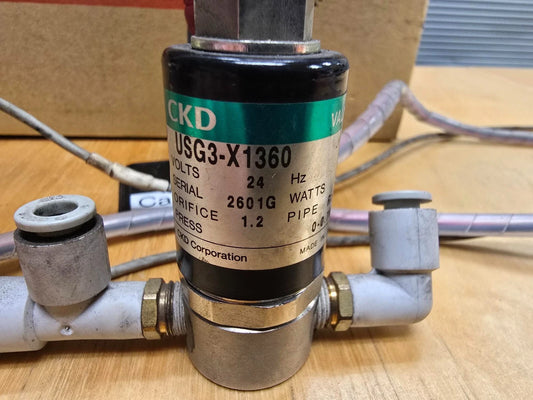 Amada Laser CKD USG3-X1360 Solenoid Valve