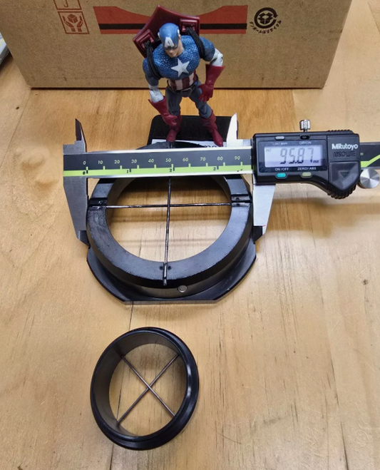 Amada FO Laser Alinement Crosshairs Lens target