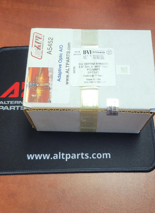 Amada 71341730 II-VI # 305750 CU DEFRM MIRROR 3.0” DIA X .665” THK PO/MMR SPT/UC