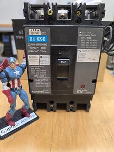 Amada Fanuc FUJI ELECTRIC BU-ESB3060 60A Main Breaker