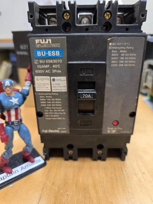 Amada Fanuc FUJI ELECTRIC BU-ESB3070 70A Main Breaker BU-ESB