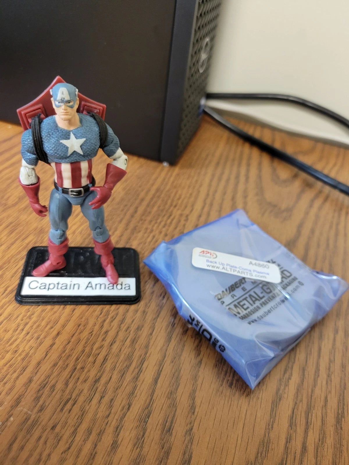 Amada Coma Plasma Back Up Plate 84mm x 12.5mm x 34.4mm hole 74160030 480332b