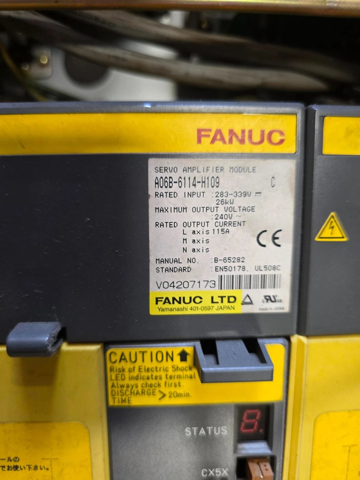 Fanuc A06b-6114-H109 Amada Vipros 3