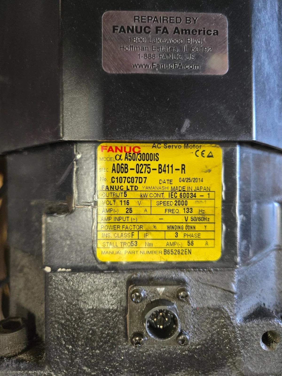 Fanuc A06B-0275-B411 A06B-0275-B411-R Amada Vipros 3