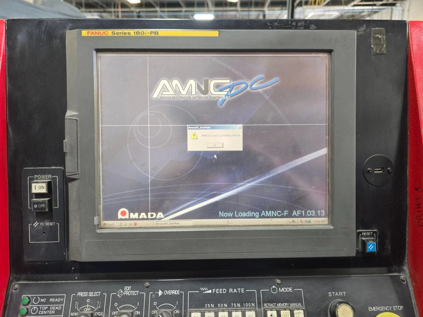 Amada Vipros 3 Complete control FS180IPB-PVZ A13B-0196-B031 AMNC VIPROS III