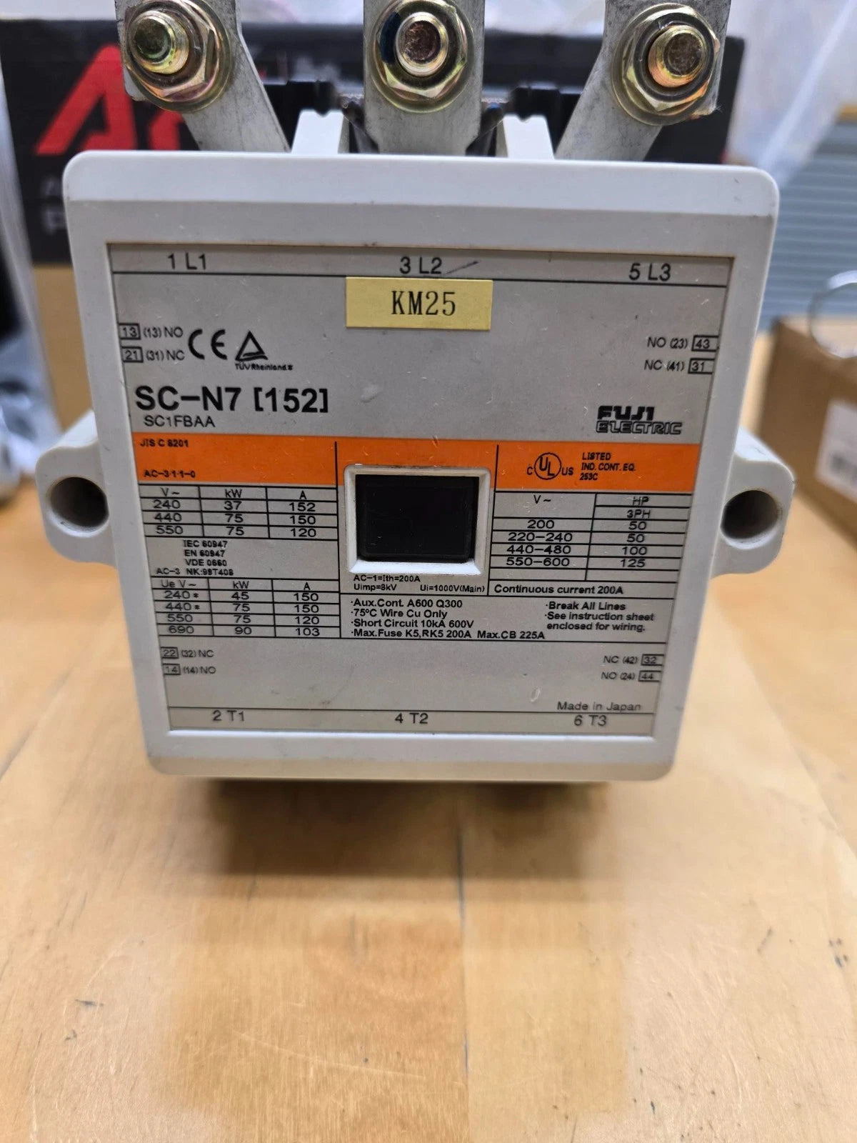 Amada Fanuc FUJI ELECTRIC SC-N7 100V COIL