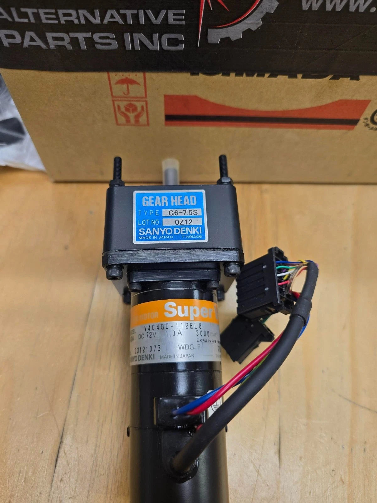 New Amada 36180803 E450010023 V404GD-112EL8 SERVO MOTOR HFB HFE G6-7.5S