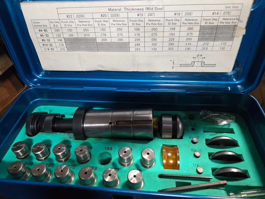 Amada Form up Extruded Flange tool set t-350