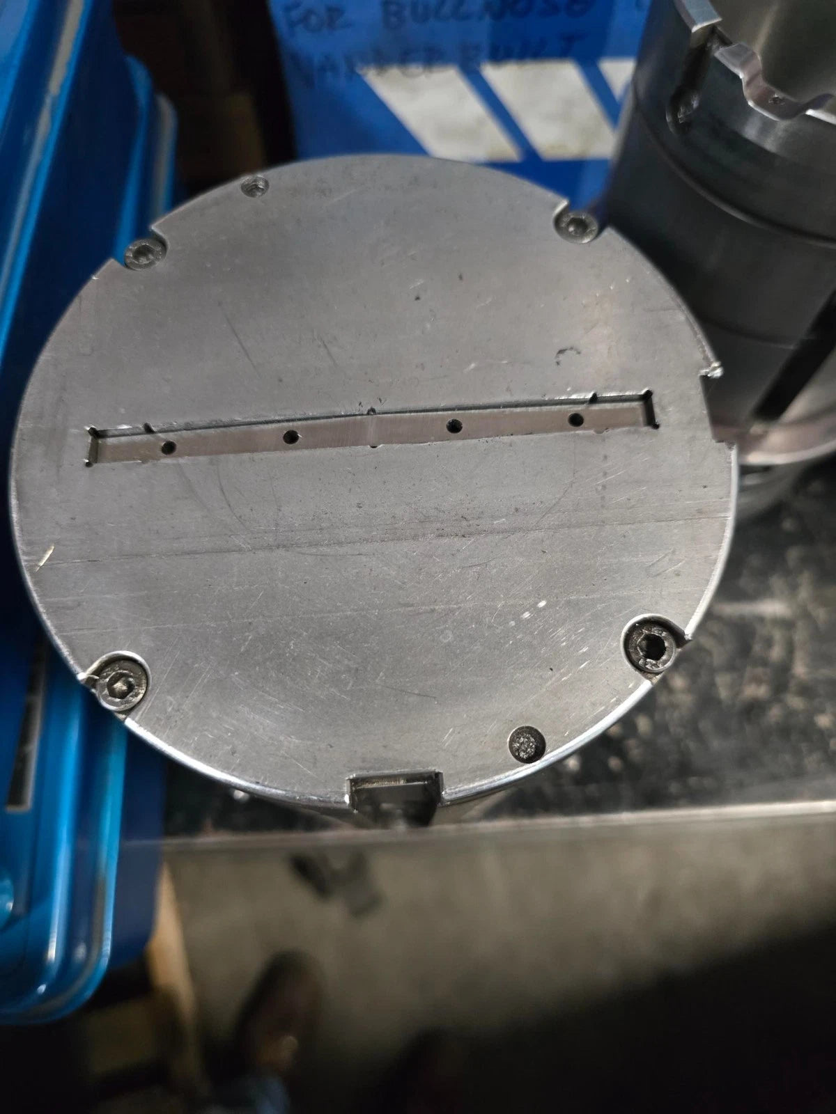 Amada Parting tool roof top Tooling E Station 4-1/2 Thick Guide Assy