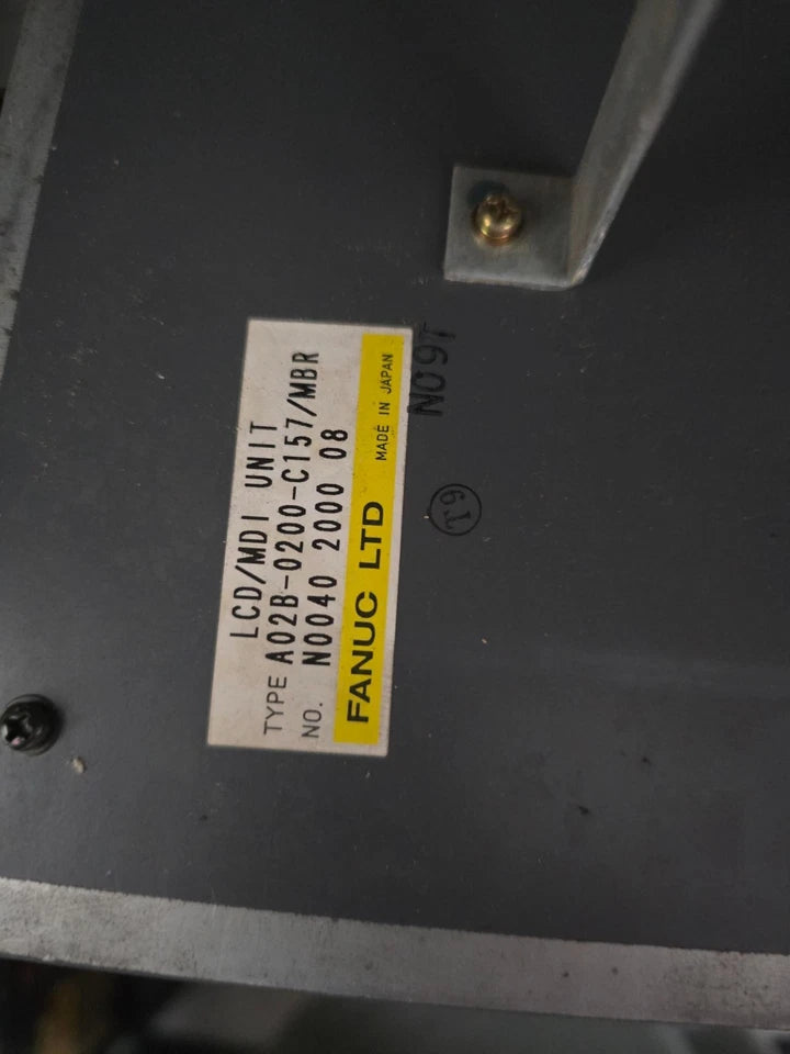 Amada Fanuc LCD/MDI UNIT A02B-0200-C157 #MBR