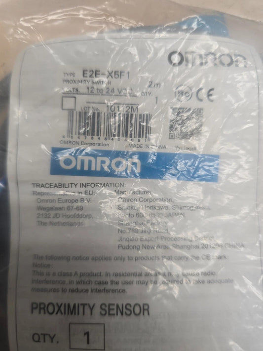 New Omron E2E-X5F1 Proximity Switch